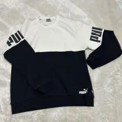 ＰＵＭＡ　プーマ　トレーナー　160㎝　ホワイト×ブラック