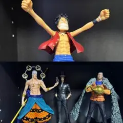 ワンピース 一番くじ ルフィ ルッチ クロコダイル エネル フィギュア