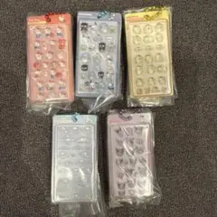 サンリオ ボンボンドロップシール ミニチュアチャーム ガチャ コンプ 5種セット