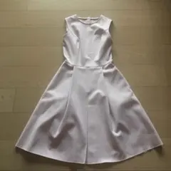 【美品】FOXEY フレアワンピース　ピンクベージュ