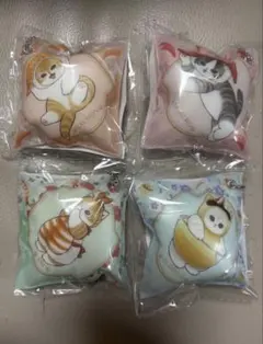 くら寿司 モフサンドクッションチャーム4種類 コンプリート