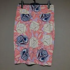 LuLaRoe 花柄タイトスカート M