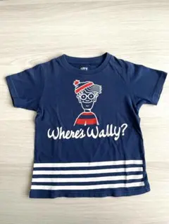 UNIQLO UT ウォーリー 半袖シャツ 紺 110