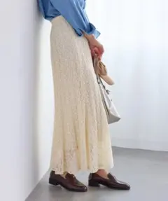ROPE PICNIC レースマーメイドスカート/白/F