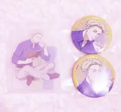 呪術廻戦 セガラッキーくじ アクリルスタンド 缶バッジ 七海建人