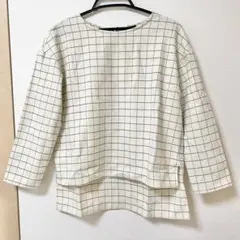 セットアップ　格子柄