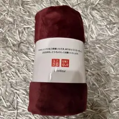 【新品】UNIQLO ユニクロ 年末祭 ブランケット ワインレッド