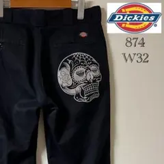 Dickies（ディッキーズ）874 スカルプリント チノ/32/ブラック