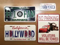 ブリキ看板　USA