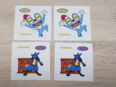 ポケモンパンシール 第214弾 ケロマツ・ルカリオ各２枚