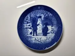 ロイヤルコペンハーゲンイヤープレート 1985年／昭和60年 「雪だるま」のサムネイル