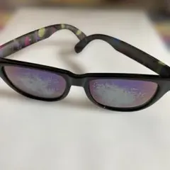 値下げ　カラフル柄 スクエア型 サングラス