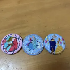 ディズニープリンセス ピンバッジ 3個セット