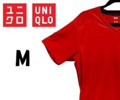 ユニクロ　半袖　Tシャツ　スポーツウェア　レッド　M　K00267