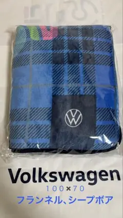 Volkswagen オリジナルブランケット 100×70フランネルシープボア