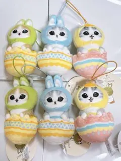 mofusand イースターにゃん マスコット　6個セット