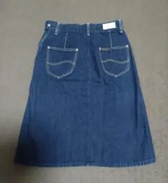 Lee ダークデニム ひざ丈スカート Mサイズ