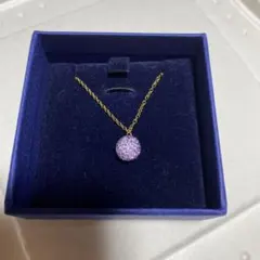 スワロフスキー　ネックレス　ゴールドチェーン
