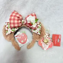 ディズニー　ハートフェルトストロベリーギフト　カチューシャ　カチューシャホルダー