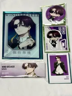WIND BREAKER ベースヤードトーキョー 蘇芳隼飛　５点セット