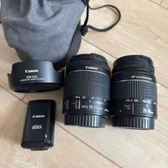 Canon EFS 18-55mm 55-250mm ズームレンズセット - メルカリ