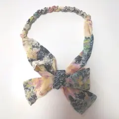 【フォロー割5%オフ❗️】スカーフ　細長い　ボウタイ　ヘアターバン　リボン