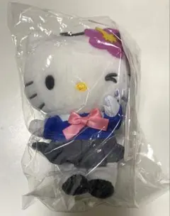 しまむら　ハローキティ　マスコット　ぬいぐるみ　キーホルダー　制服　女子高生