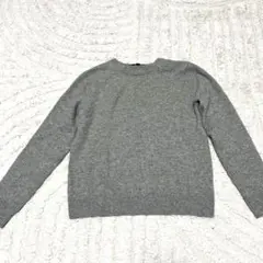 UNIQLO カシミヤ100% セーター グレー M