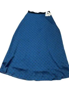 新品　タグ付き　OPAQUE.CLIP 青 花柄 フレアスカート