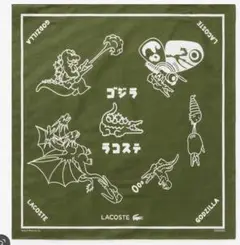 LACOSTE ゴジラ コラボ バンダナ　ラコステ　bandana