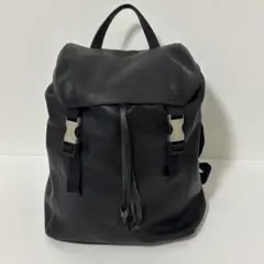 希少 オールレザー PRADA Vシリーズ リュック バックパック フラップ