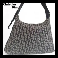 Christian Dior ディオール トロッター ショルダーバッグ ネイビー