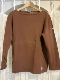 ORCIVAL オーシバル バスクシャツ　ブラウン