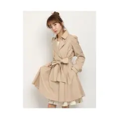 【美品】dazzlin ダズリン DRESS トレンチコート ベージュ Mアウタ