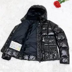 極美品✨　モンクレール　ダウンジャケット　レディース　00 ブラック　黒のサムネイル