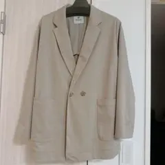 nano universe ジャケット ベージュ 38 テーラード レディース