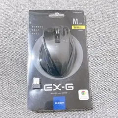 【L-7】エレコムEX‑G ワイヤレスマウス M‑XGM10DBBK（Mサイズ）