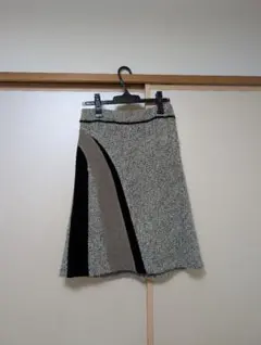ひざ丈台形スカート サイズ38
