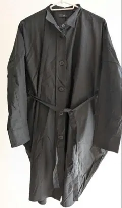 UNIQLO +j　シャツ　ブラウス　黒　モード系　長袖　Mサイズ