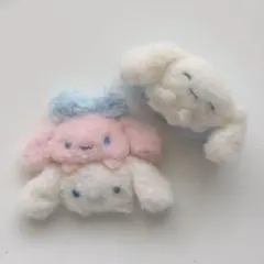 サンリオ シナモン ポロン シナモロール シークレットブローチ 2点セット