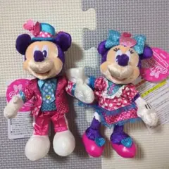 ミッキー　ミニー　パルパルーザ　ぬいぐるみバッジ