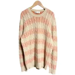 ブルネロクチネリ カシミヤ100% 縄編みニット セーター 52 XLサイズ相当