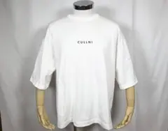 【正規品】美品 クルニ CULLNI ロゴ オーバーサイズ Tシャツ 1 白のサムネイル