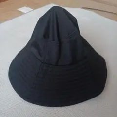 黒 折りたたみUVハット