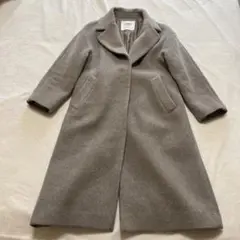 【美品】FABRiCA TESSUTI ベージュ イタリア生地 ロングコート