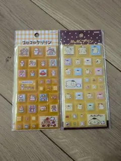 Sanrio ポムポムプリン　コロコロクリリン　タイルシール