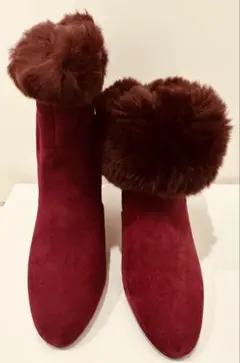 【新品未使用】DIANA ダイアナ　ファースエードブーティ 23.0