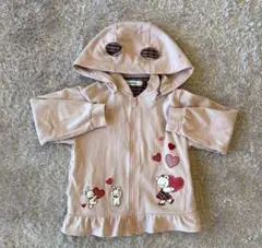 2024年ファミリア　ハート♡くま耳フード付き♡上着　120cm