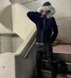 ファージップパーカーy2k archive opium core 海外ストリート