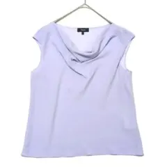 セオリー ブラウス POWDER CREPE SS COWL TOP ラベンダー
